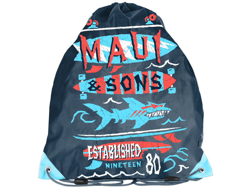 Maui & Sons Haifisch - Gymbag - 38 x 34 cm - Multi