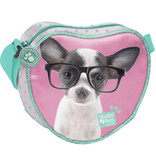 Studio Pets Chihuahua Bril - Schoudertas - 18 x 16 x 5 cm - Multi