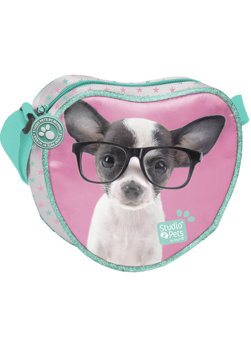 Studio Pets Chihuahua Glasses Sac à bandoulière 18cm