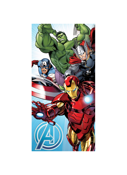 Marvel Avengers Beach towel Blue 70x140cm