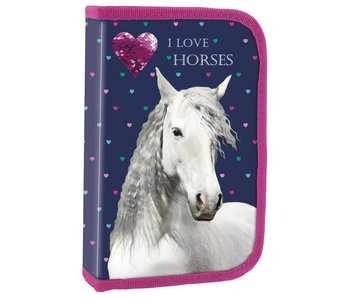 Animal Pictures Trousse vide I Love Horses 20 x 13 cm