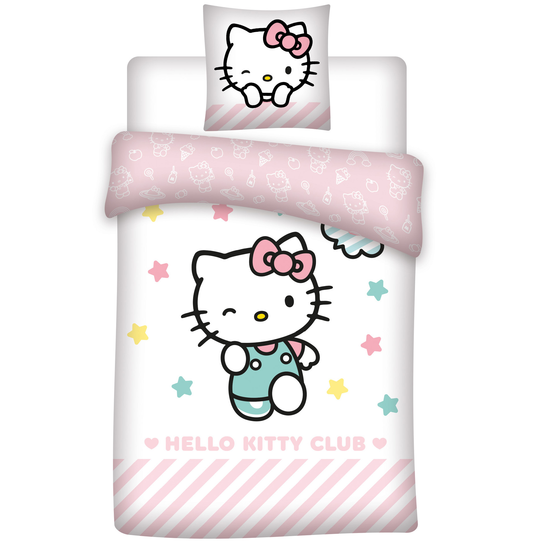 Hello Kitty Duvet Cover Polyester 140x200 Cm Simbashop Nl