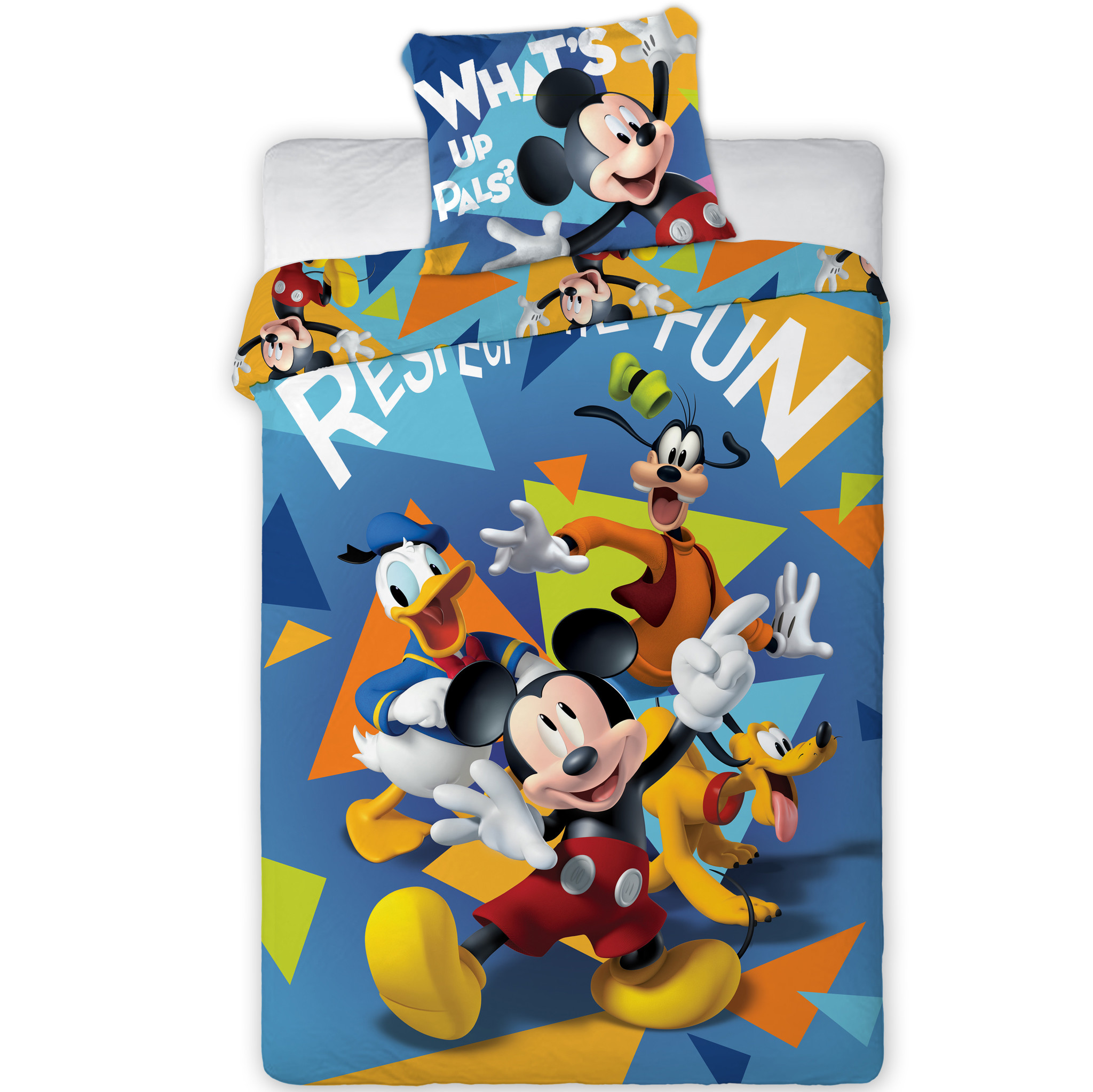 Disney Mickey Mouse Duvet Cover Polyester 140x200 Cm Simbashop Nl