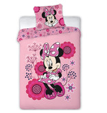 Disney Minnie Mouse Flowers - Dekbedovertrek - Eenpersoons - 140 x 200 cm - Polyester