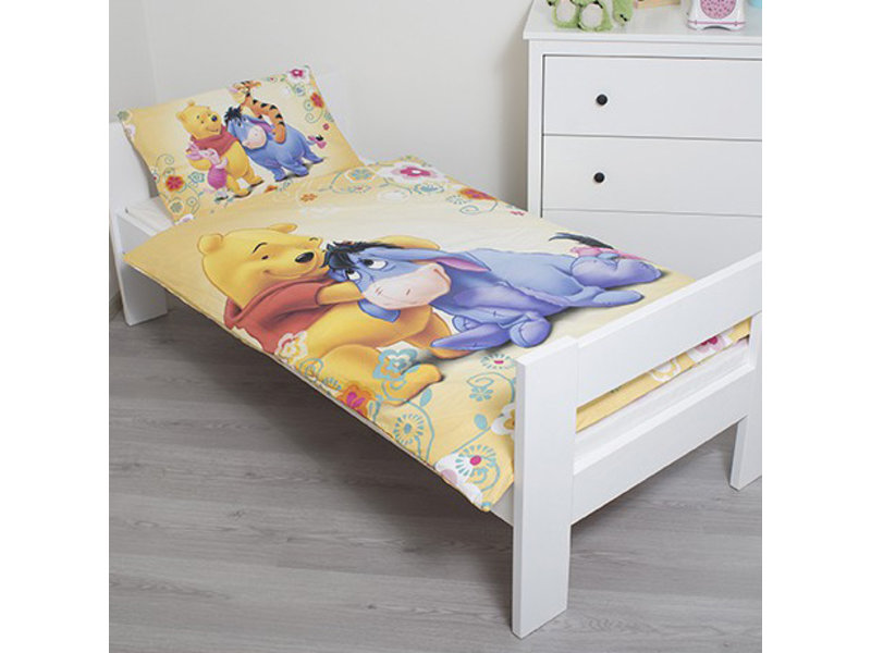 Housse De Couette Bebe Winnie L Ourson Disney 100x135 60x40cm Simbashop Nl