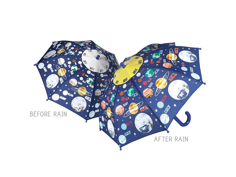 Floss & Rock Planeten - Paraplu - Verandert van kleur!