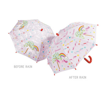 Floss & Rock Parapluie à couleurs changeantes Licorne