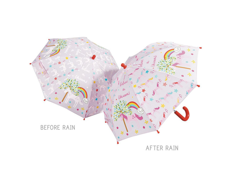 Floss & Rock Einhorn - Regenschirm - Ändert die Farbe!