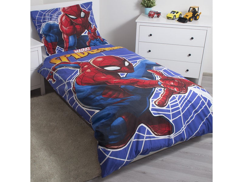 Spider-Man Glow in the Dark - Housse de couette - Seul - 140 x 200 cm - Multi
