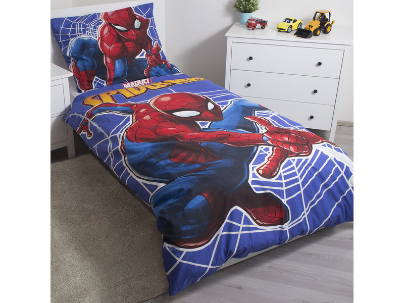 SpiderMan Glow in the Dark - Housse de couette - Seul - 140 x 200 cm - Multi