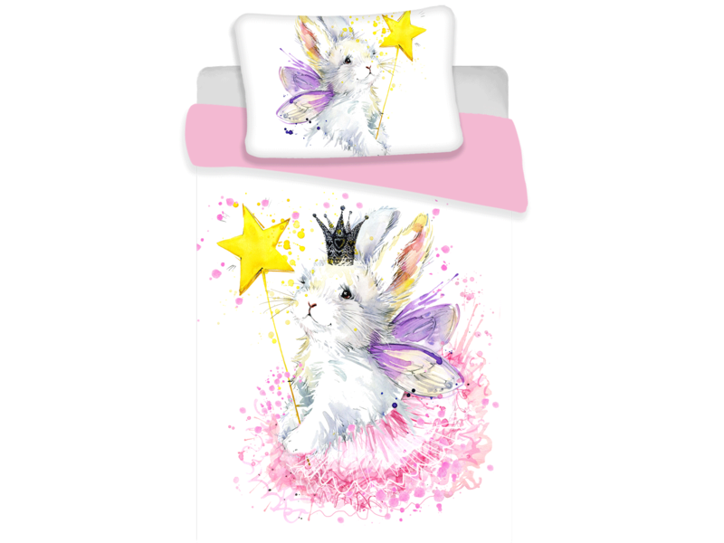 Animal Pictures Bunny White - Baby Bettbezug - 100 x 135 cm - Multi