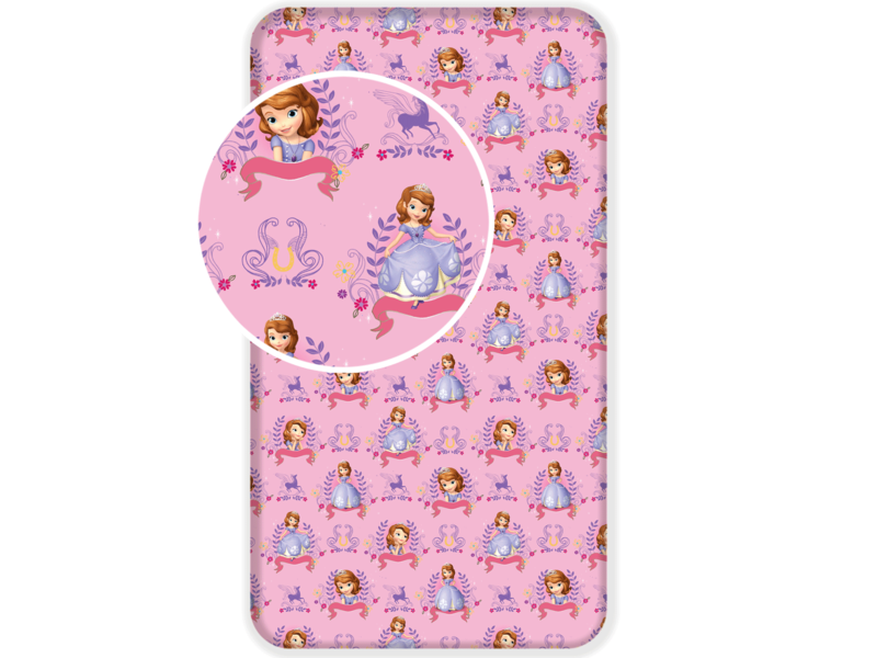 Disney Sofia The First Magic Fitted Sheet - Single - 90x200 cm - Multi