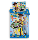 Toy Story Rescue Squad Dekbedovertrek - 140x200 cm - 100% Katoen - Inclusief Kussensloop 70x90 cm - Blauw