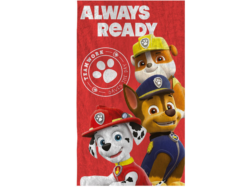 PAW Patrol Trio - Beach Towel - 70 x 120 cm - Red