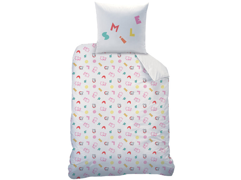 Peppa Pig Memphis Duvet cover - Single - 140 x 200 cm - Multi