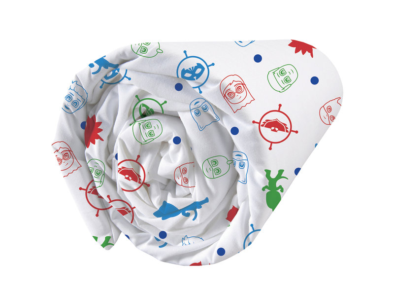 PJ Masks Drap-housse Action - Simple - 90 x 200 cm - Multi