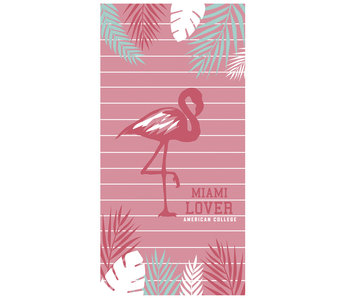 American College Beach towel Flamingo 75 x 150 cm