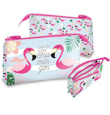 Flamingo Sehen Sie wie Flamingos aus - Hülle - 22 cm - Multi