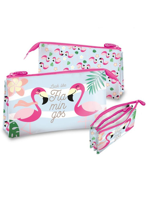 Flamingo Etui Look Like Flamingos 22 cm