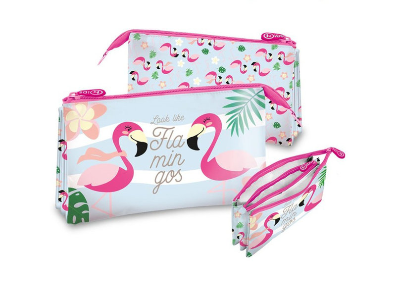 Flamingo Look Like Flamingos - Case - 22 cm - Multi