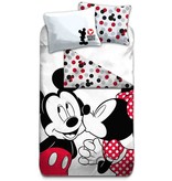 Disney Minnie Mouse Kiss - Housse de couette - Simple - 140 x 200 cm - Polyester