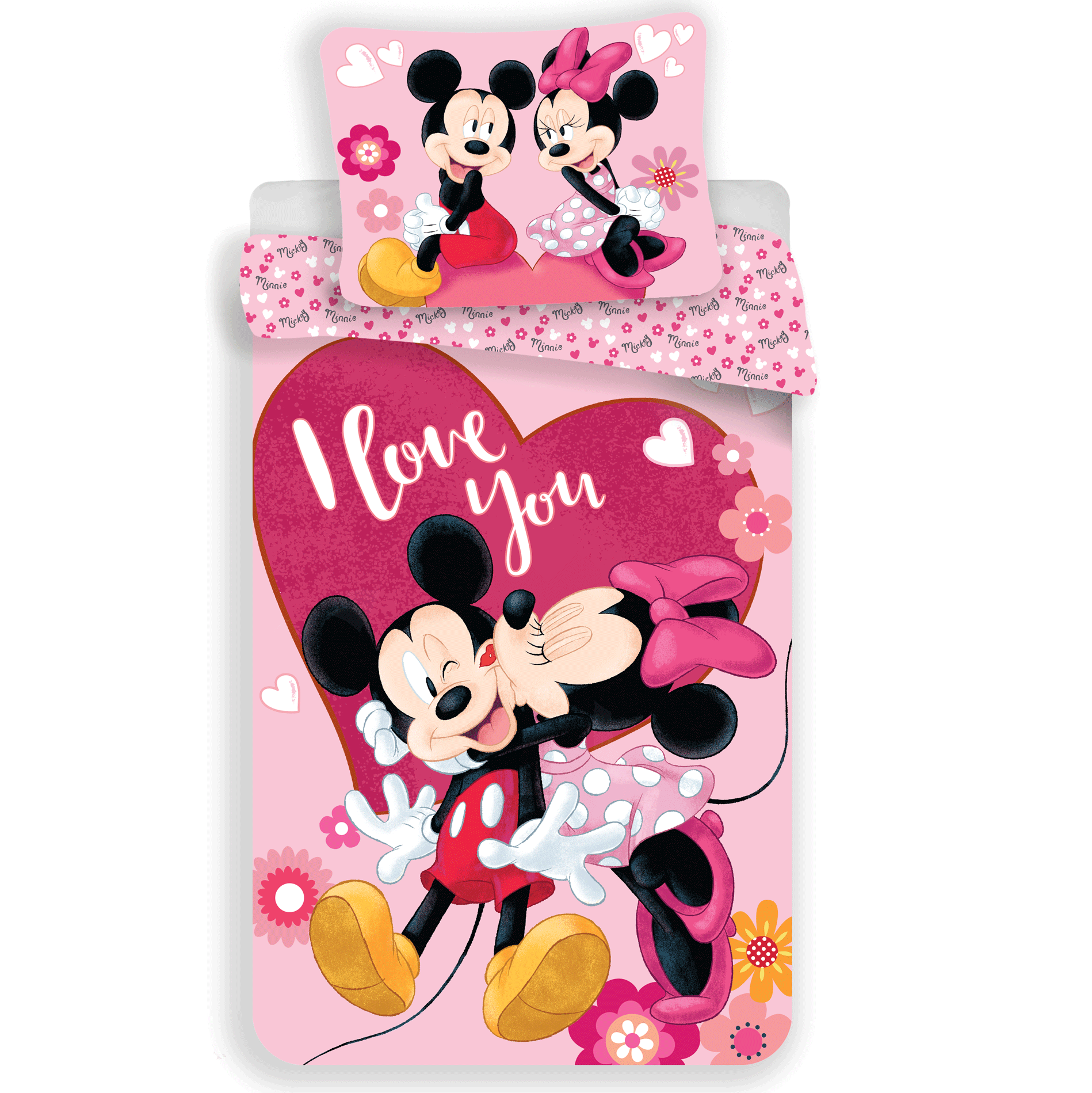 Disney Minnie Mouse Duvet Cover Polyester 140x200cm 70x90cm