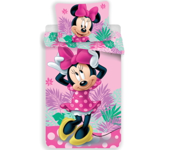 Disney Minnie Mouse Housse de couette tropicale 140 x 200 cm