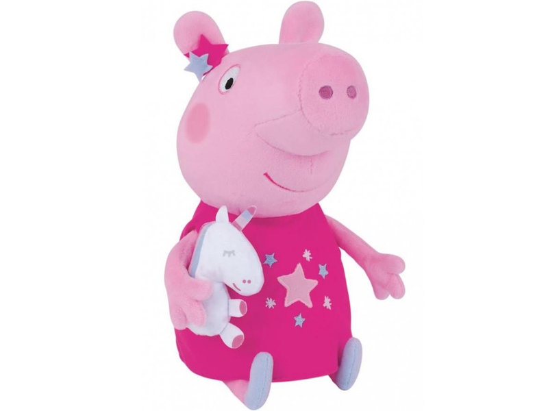 Peppa Pig Licorne - Jouet Câlin - 25 cm - Multi