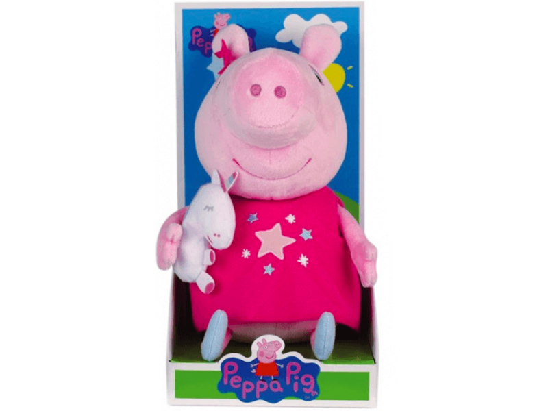 Peppa Pig Unicorn - Knuffel - 25 cm - Multi