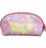 Lama Happy Lama's - Toilettas - 21 x 14 x 5 cm - Multi