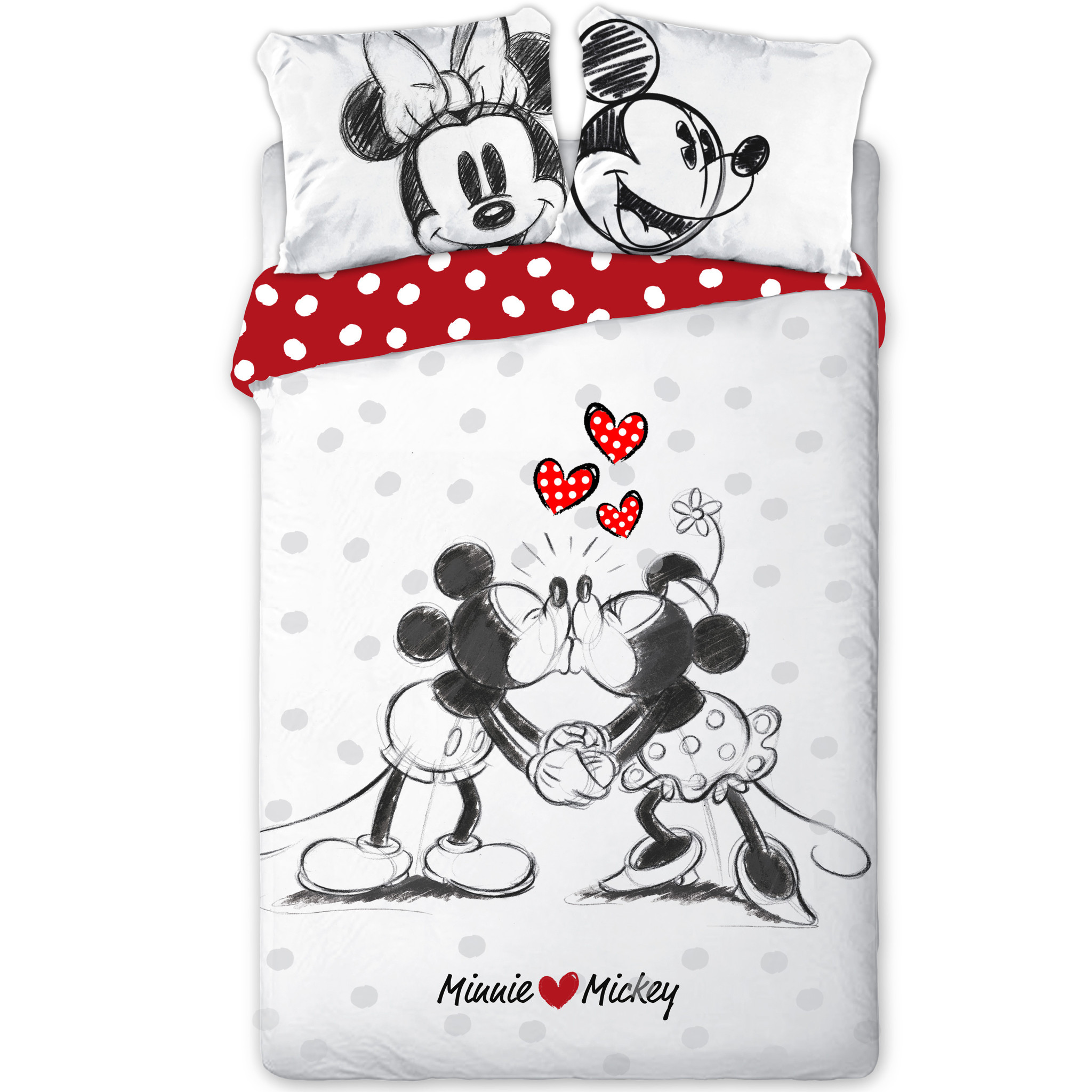 Disney Minnie Mouse Duvet Cover Cotton 200x200 Cm Simbashop Nl