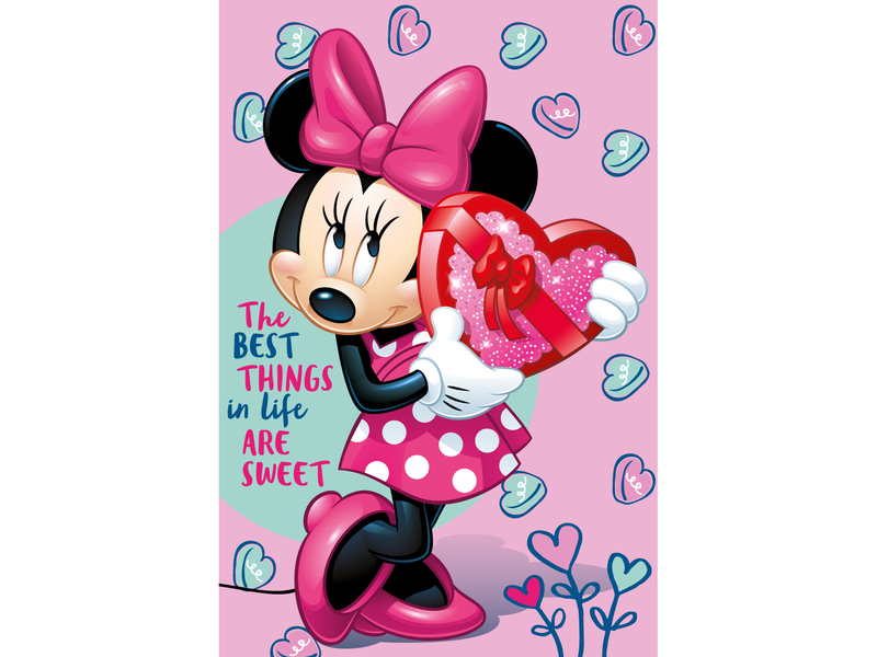Couverture En Molleton Disney Minnie Mouse Simbashop Nl