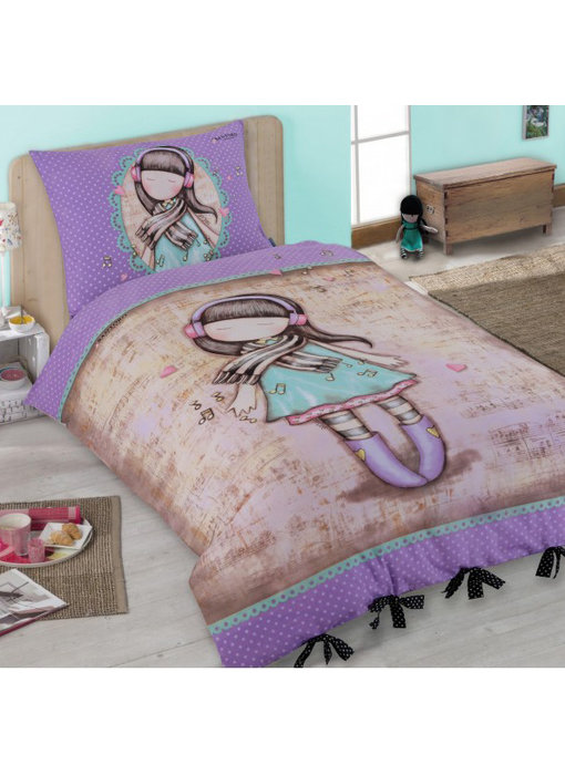 Santoro London  Gorjuss Lost in Music Duvet cover - 140 x 200 cm