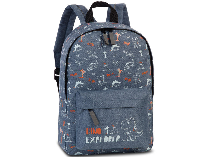 Fabrizio Backpack - Dino Explorer - 36 x 25 x 12 cm - Denim