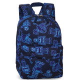 Robot Kleinkindrucksack - 30 x 21 x 8 cm - Blau