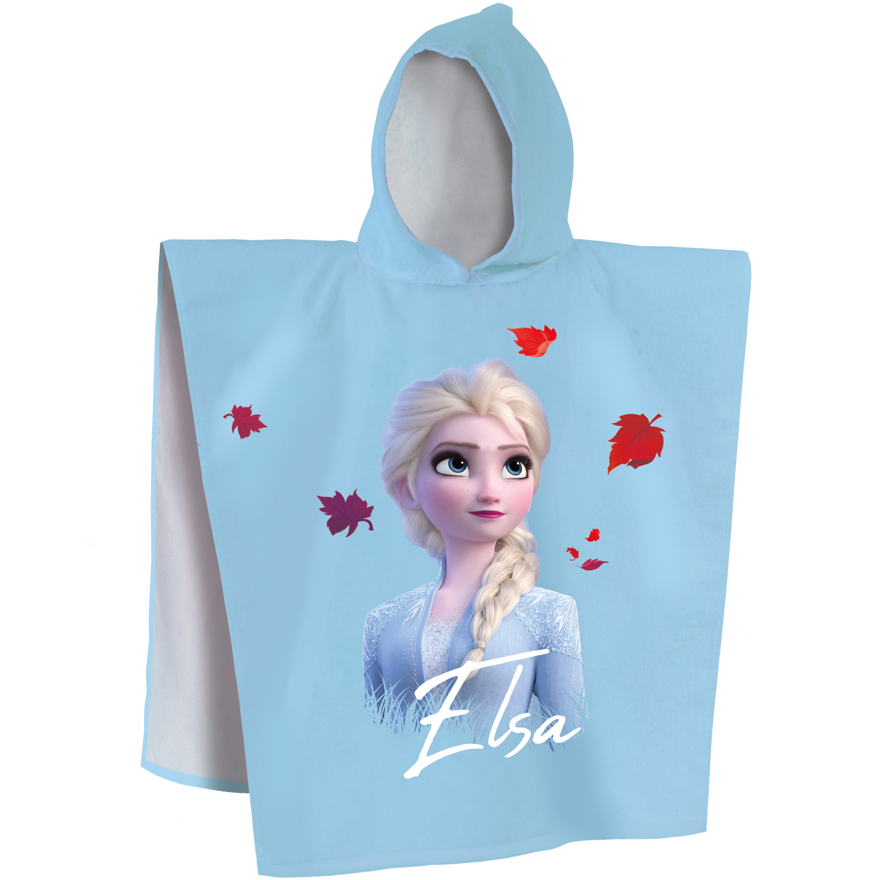 Disney Frozen Poncho Herbstlich 60x120cm Simbashop Nl