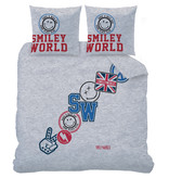 Smiley World Spirit Duvet cover - Double - 240 x 200 cm - Gray