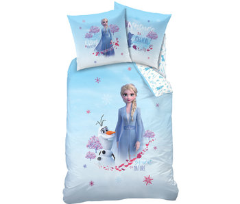 Disney Frozen 2 Bed Linen Frozen Anne Elsa Snowflake Pillow Duvet 140 x 200 cm