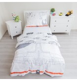 Star Wars 9 - Housse de couette - Seul - 140 x 200 cm - Blanc