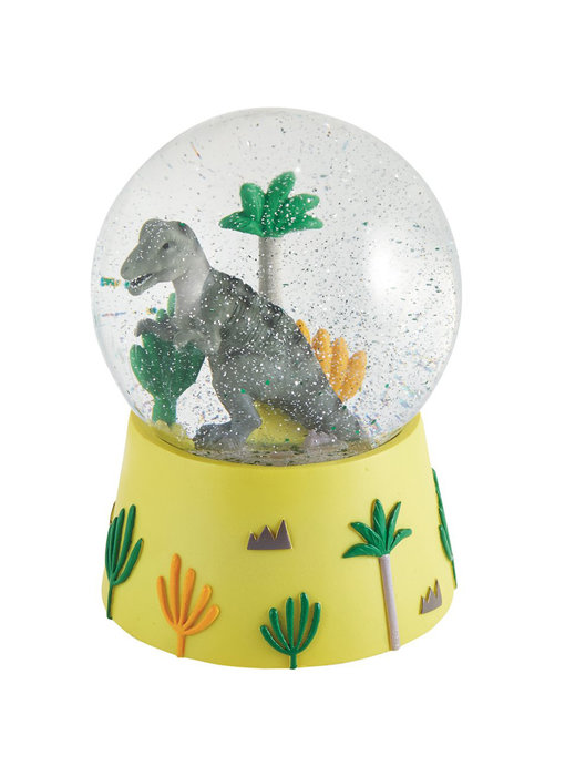 Floss & Rock Snow Globe Music Dino Large