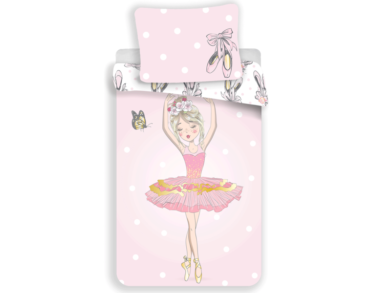 Ballerina Dance - Duvet cover - Single - 140 x 200 cm - Pink