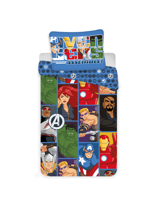 Marvel Avengers Bettbezug Cartoon 140 x 200 cm