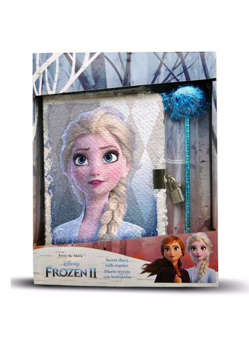 Disney Frozen Dagboek met Pailletten - 28 cm