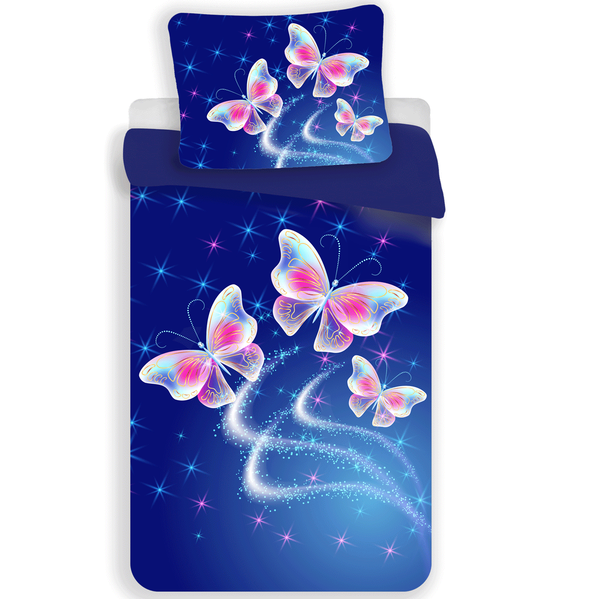 Animal Pictures Duvet Cover Butterfly Polyester 140x200 70x90 Cm
