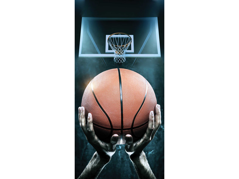 Basketbal Serviette de plage - 70 x 140 cm - Multi