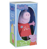 Peppa Pig Calin avec ventre musical - 17 cm - Rose