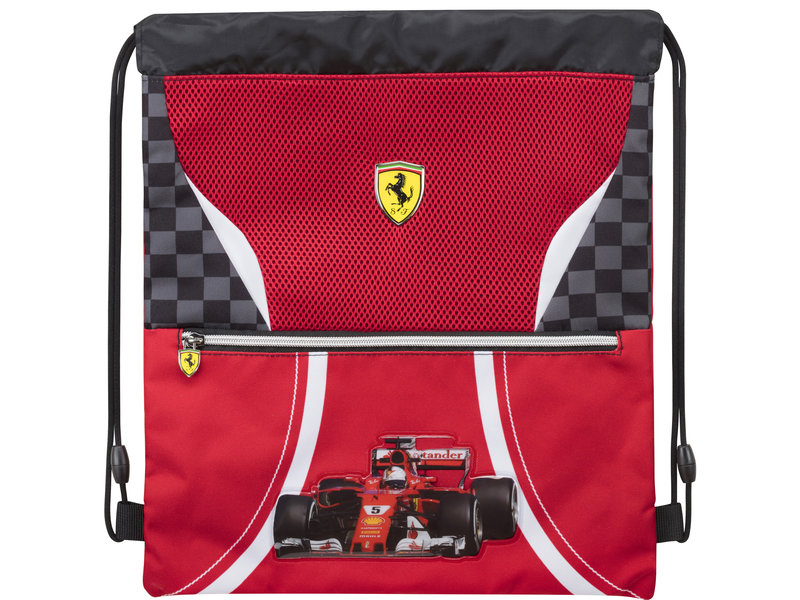 Ferrari F1 Gymbag - 42 x 36 cm - Rot