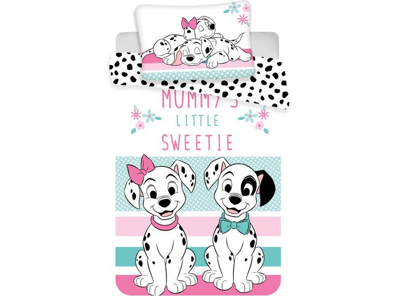 Disney 101 Dalmatiërs Little Sweetie - BABY Duvet cover - 100 x 135 cm - Cotton