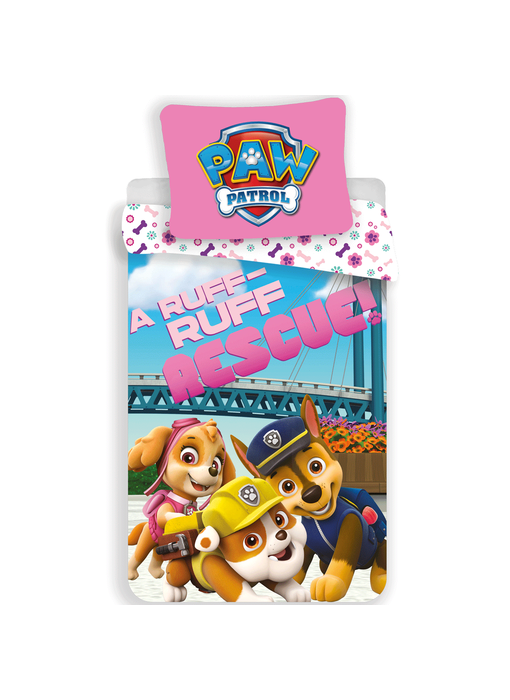 PAW Patrol Dekbedovertrek Ruff Ruff Rescue 140 x 200