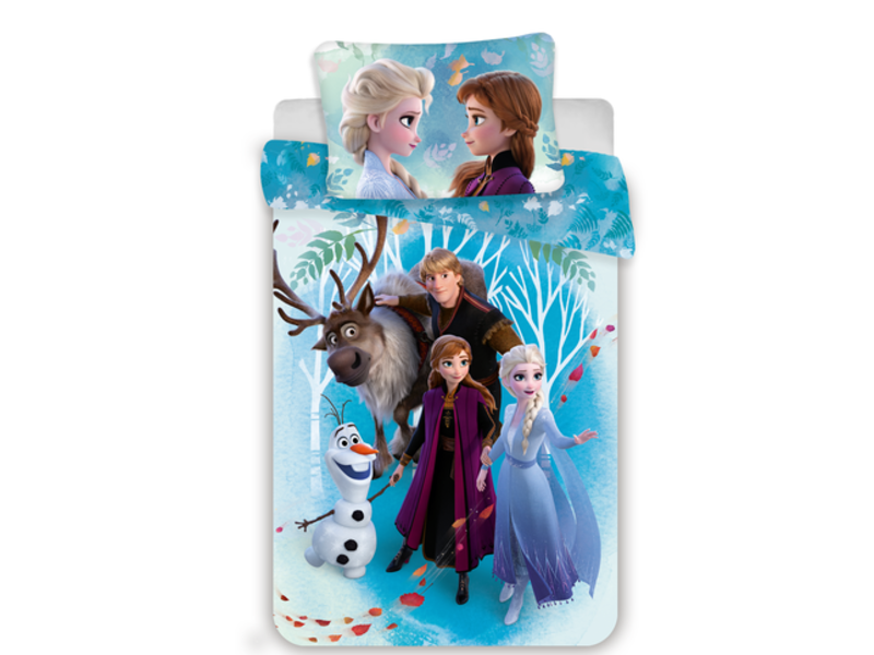 Disney Frozen Dekbedovertrek - Eenpersoons - 140  x 200 cm - Katoen